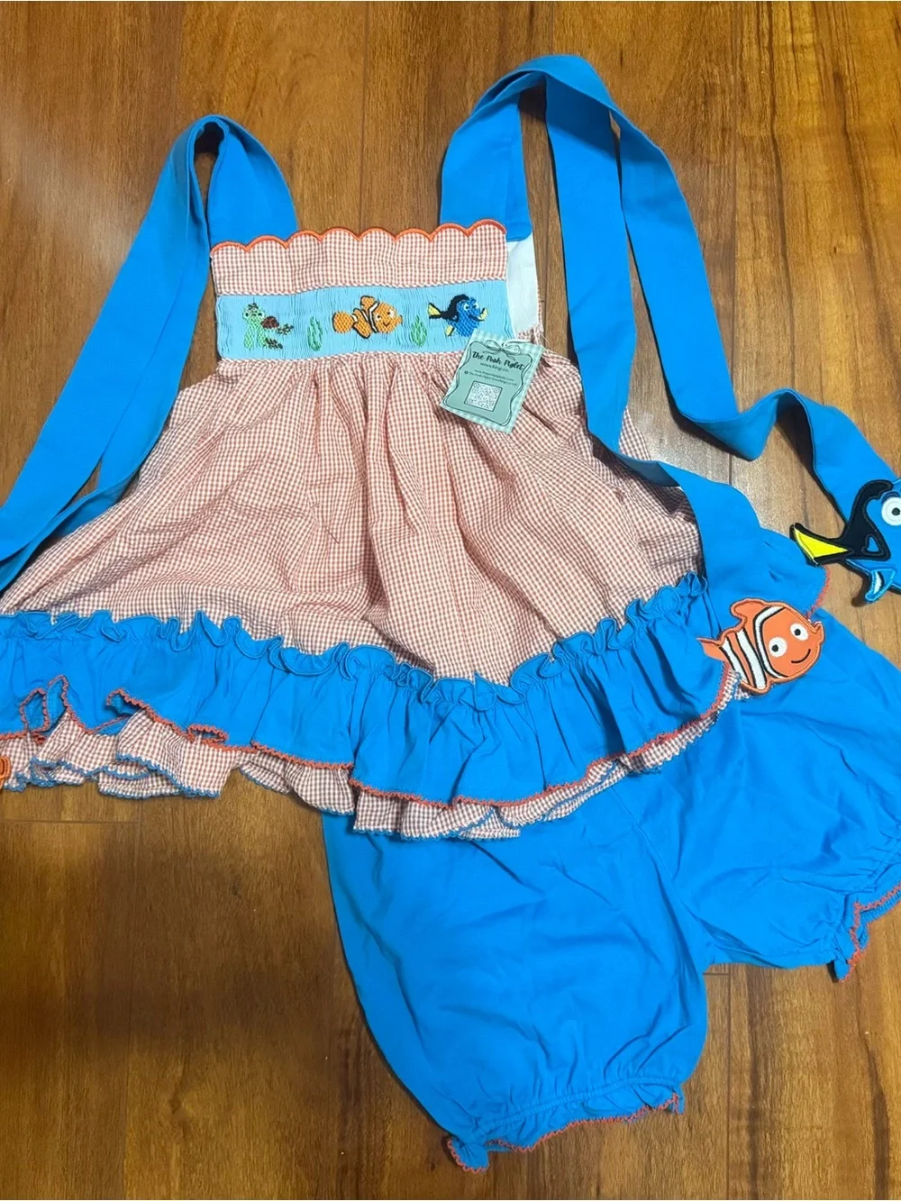 Posh Piglet Finding Nemo Shorts Set